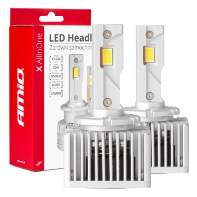 AMIO LED Žiarovka hlavného svietenia D1S D3S D8S X 6000K - 03669
