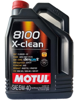 MOTUL 8100 X-Clean 5W-40 5L