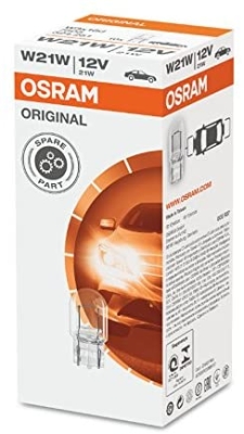 OSRAM Žiarovka pomocná W21W W3x16d (7505)