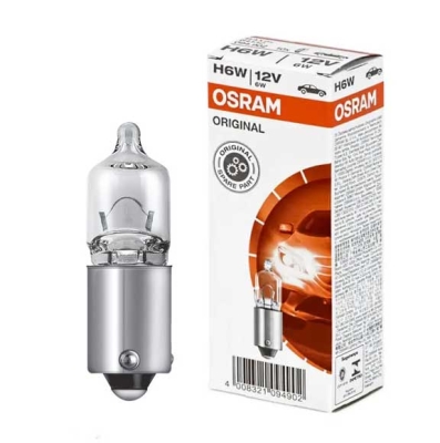 OSRAM H6W BAX9s 12V 6W (64132)