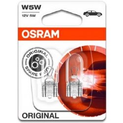 OSRAM Žiarovka 12V W5W 2ks (2825-2BL)