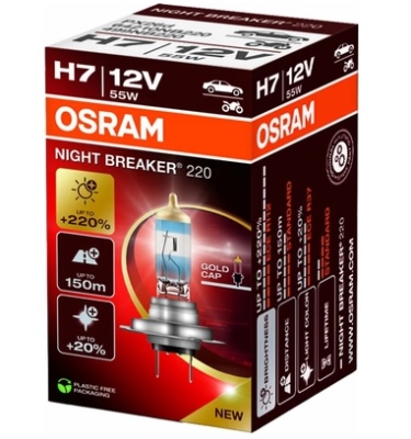 OSRAM H7 Night Breaker 12V 55W (64210NB220)