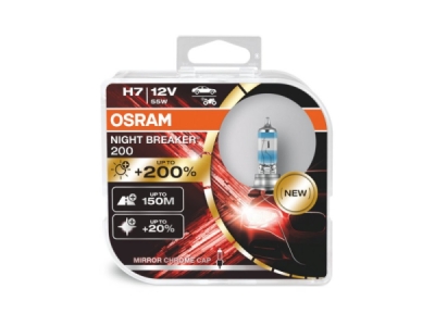 OSRAM H7 Night Breaker 200% 12V 55W (64210NB200-HCB) 2ks