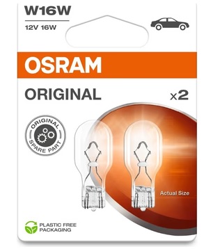 OSRAM Signalizačná žiarovka W16W (921-2BL) 2ks