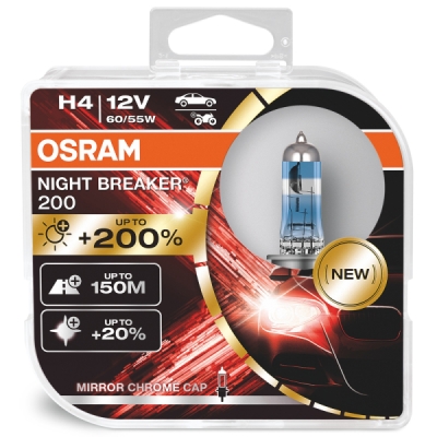 OSRAM H4 Night Breaker 12V 60/55W (64193NB200-HCB) 2ks