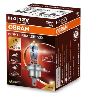 OSRAM H4 Night Breaker 60/55W P43T 220% (64193NB220)
