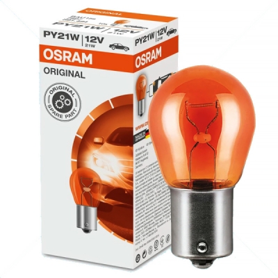 OSRAM Žiarovka pomocná PY21W 1ks (BAU15s) 7507