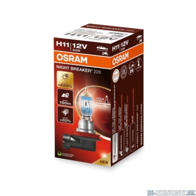 OSRAM H11 Night Breaker 12V 55W +220% (64211NB220)