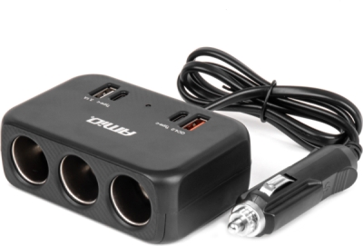 AMIO Predlžovacia zásuvka 1x USB-A 120W 80cm - 04365