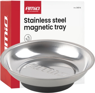 AMIO Magnetická miska z nehrdzavejúcej ocele 110mm - 04914