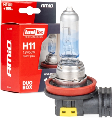 AMIO Halogenové žiarovky H11 12V 55W LumiTec - 04408