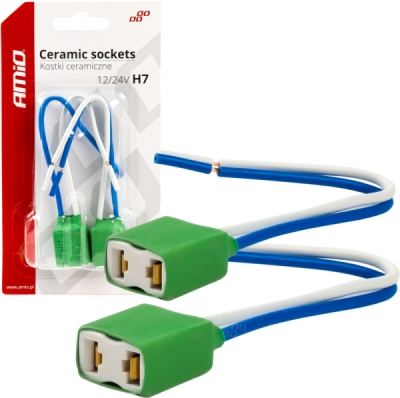 AMIO Keramické pätice H7 2 ks - 03054