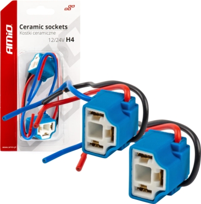 AMIO Keramické pätice H4 2 ks - 03053