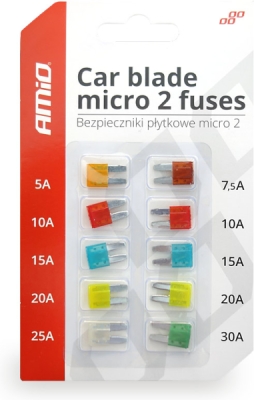 AMIO Autopoistky Micro 2 blister 10ks - 02331