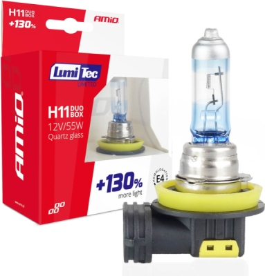AMIO Halogénový DUO blister H11 12V 55W sada Lumitec LIMITED 2ks - 02105