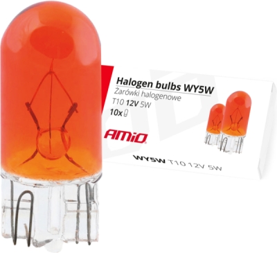 AMIO Žiarovka 12V WY5W T10 - 01481