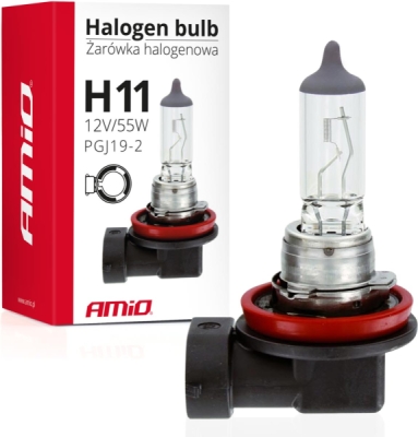 AMIO Halogénová žiarovka H11 12V 55W UV filter - 01159