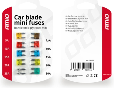 AMIO Autopoistky 10ks blister Mini - 01139