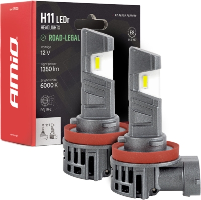 AMIO LED Žiarovky s homologizáciou R37 E-MARK H11 PnP FAN 18W - 05120