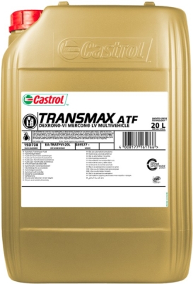 Castrol Transmax ATF Dexron VI Mercon LV Multivehicle 20L