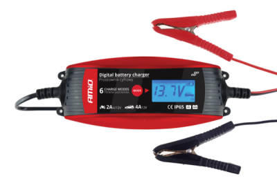AMIO Nabíjačka auto/moto digitálna 6V/12V - 02088