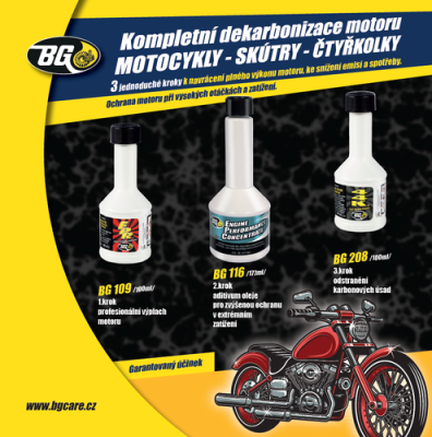 BG 6900 Kompletná dekarbonizácia - motorky, skútre*