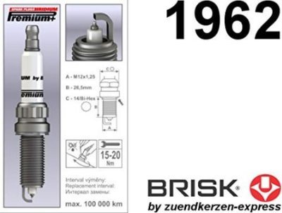 Zapalovací svíčka BRISK 1962