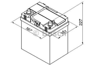 startovací baterie BOSCH 0 092 S40 180