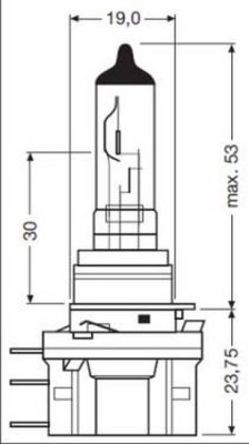 Zarovka, dalkovy svetlomet OSRAM 64176