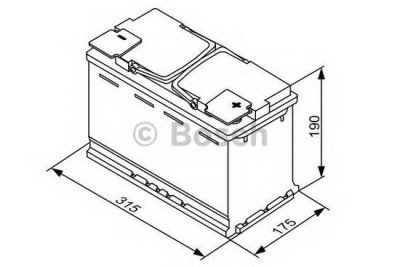 startovací baterie BOSCH 0 092 S5A 110