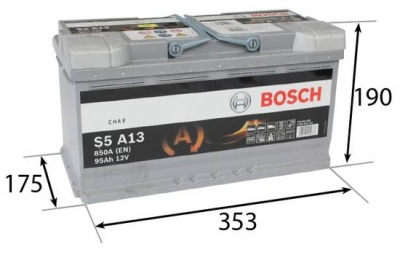 startovací baterie BOSCH 0 092 S5A 130