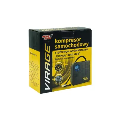Auto vzduchový kompresor Moje Auto Virage s digitálním displejem a funkcí "Auto Stop" 12V 100PSI/6.9 bar