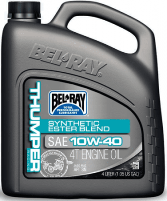 Bel-Ray THUMPER RACING SYNTHETIC ESTER BLEND 4T 10W-40 4L