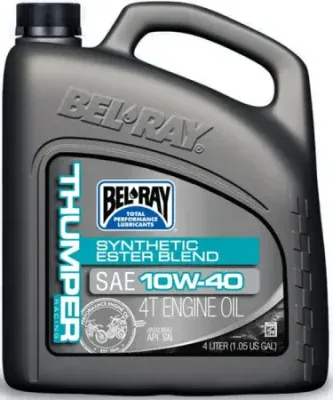 Bel-Ray THUMPER RACING SYNTHETIC ESTER BLEND 4T 10W-40 4L
