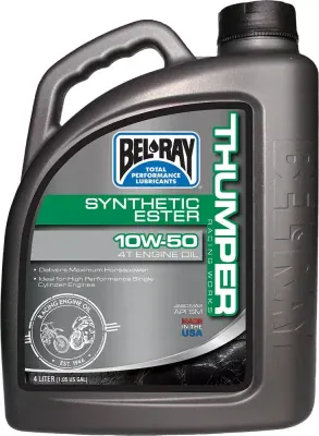 Bel-Ray THUMPER RACING WORKS SYNTHETIC ESTER 4T 10W-50 4L
