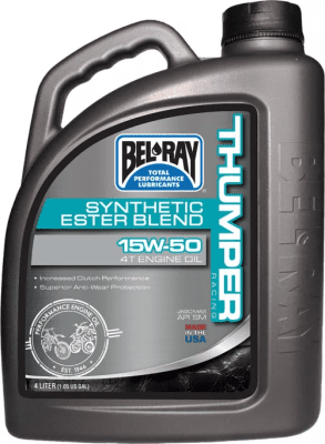 Bel-Ray THUMPER RACING SYNTHETIC ESTER BLEND 4T 15W-50 4L