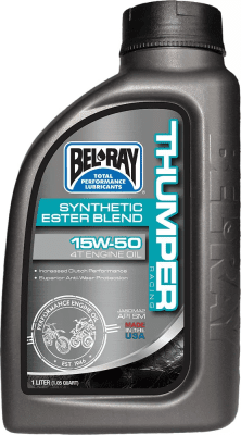 Bel-Ray THUMPER RACING SYNTHETIC ESTER BLEND 4T 15W-50 1L