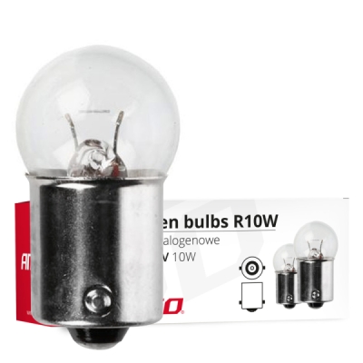 Halogenové žárovky R10W BA15s 24V 10 ks AMIO-01004
