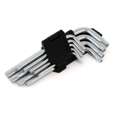 Klíče TORX krátké 125 mm 9 ks TKS AMIO-01040