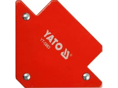 YATO YT-0863 SVAŘOVACÍ MAGNETICKÁ ÚHLOVÁ LIŠTA 82X120X13 MM