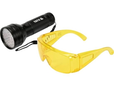 YATO YT-08581 UV 51 LED BATERKA A BRÝLE SET