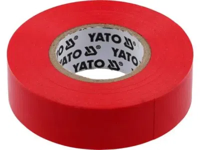 Páska izolační 19 x 0,13 mm x 20 m červená YATO YT-8166