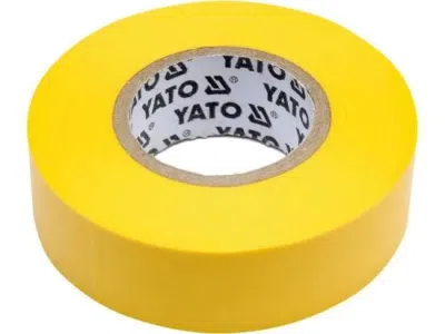 Páska izolační 19 x 0,13 mm x 20 m žlutá YATO YT-81654