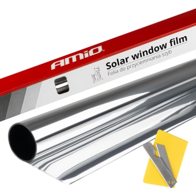 Tónovací fólie na okna Dark Silver 0,75x3m 15% AMIO-01659