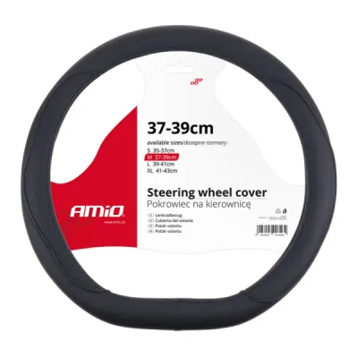 Potah s řezaným sportovním potahem volantu typ D M 37-39cm SWC-22-M AMIO-02304