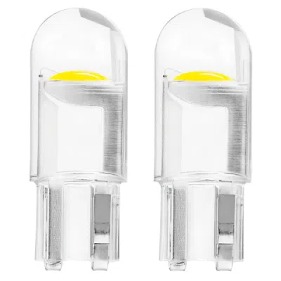 STANDARD T10 W5W COB HPC LED žárovky 12V Čirá bílá AMIO-02645