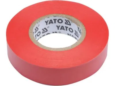 Izolační páska elektrikářská PVC 15mm / 20m červená YATO YT-81592