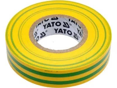 Izolační páska elektrikářská PVC 15mm / 20m žlutozelená YATO YT-81593