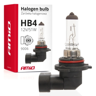 Halogenová žárovka HB4 12V 51W 9006 AMIO-01480