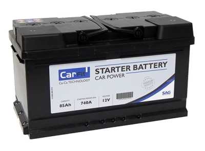 CARFIT 12V 85AH P Baterie